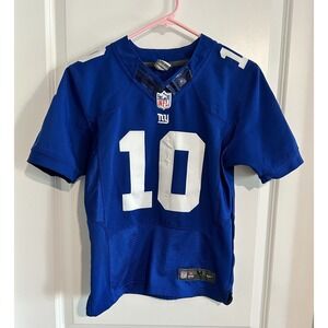 Nike‎ Eli Manning #10 New York Giants Youth Royal Blue Limited Jersey Size M